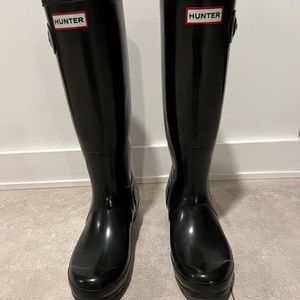Hunter Original Tall Rain Boots- Size 7
